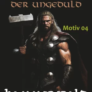 Schwarzes Motiv-Shirt 04 Nordischer Gott der Ungeduld...Hammersbald