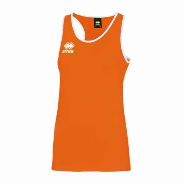 BOLT Achselshirt AD Damen orange_fluo/weiß