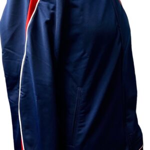 ARLINGTON Kinder Trainingsjacke dunkelblau/rot-weiß